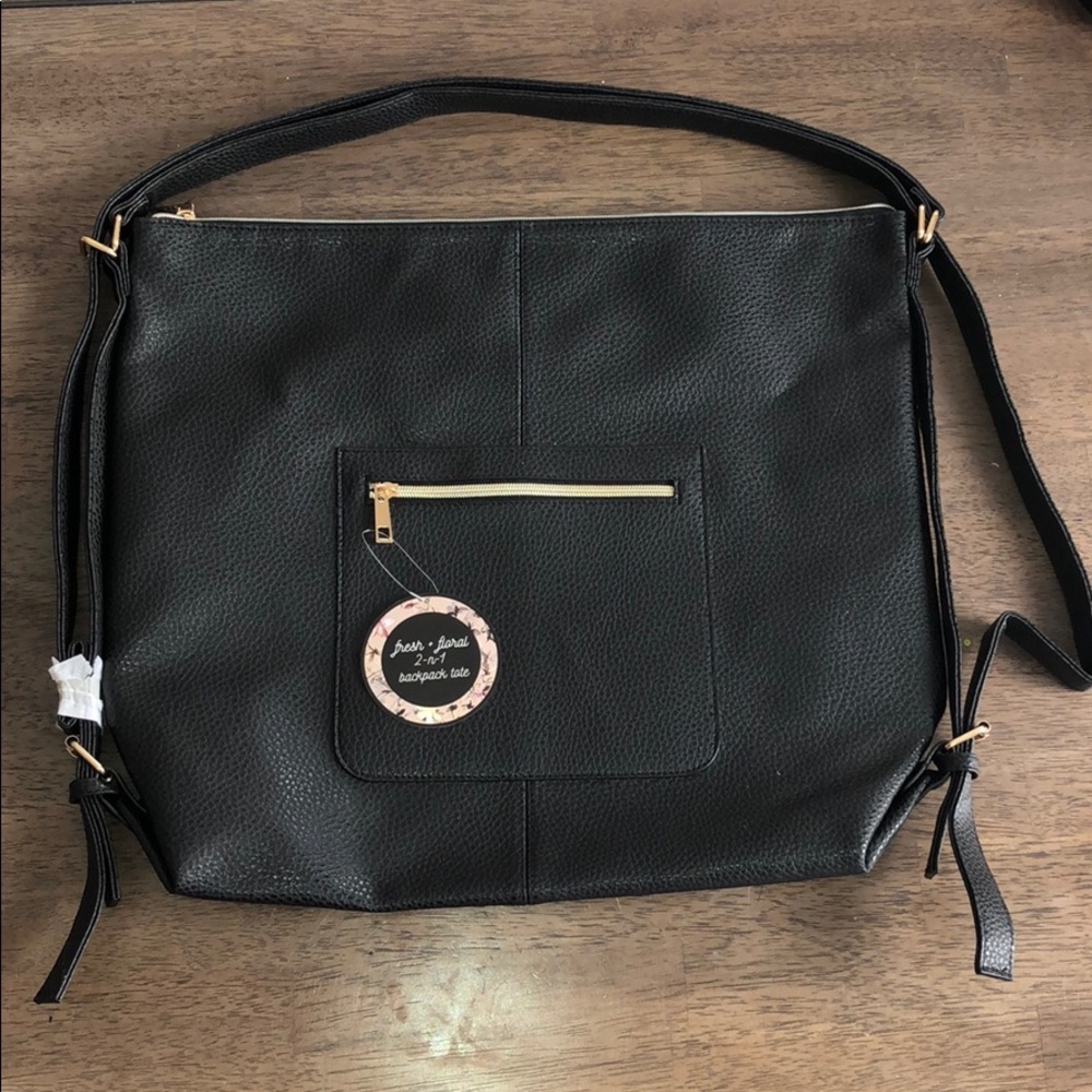 Fresh & Floral 2-n-1 BackPack Tote